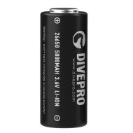 Divepro B03 Battery 26650 5000 mAh - DivePro Bateria 26650 5000mAh - 26650-battery-divepro.jpg