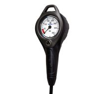 Apeks Pressure Gauge with HP Hose 360 bar - Apeks manometr z wężem HP360 bar przód - apeks-pressure-gauge-hse-przod.jpg