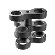 Divepro Z02B 3-hole butterfly clamp - DivePro 3-otworowy zacisk motylkowy z klamrą - divepro-3-otworowy-zacisk-motylkowy.jpg