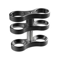 Divepro Z02A 2-hole butterfly clamp - DivePro 2-otworowy zacisk motylkowy z klamrą - divepro-podwojny-zacisk-motylkowy-z-klamra.jpg