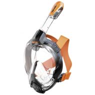 Seac Libera Full Face Snorkel Mask L/XL - snorkel, panoramic - Maska pełnotwarzowa Seac Libera S/M panoramiczna - czarno/pomarańczowa - libera-black-orange.jpg