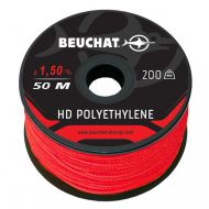 Beuchat Roll 50 m Nylon Red 1,5 mm - Beuchat czerwona linka 1,5mm - szpulka 50m (200kg) - linka-1,5mm-beuchat-szpulka-50m_(2).jpg