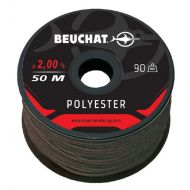 Beuchat Roll 50 m Polyester 2 mm Black Line - Beuchat czarna linka 2mm - szpulka 50m (90kg) - linka-2mm-beuchat-szpulka-50m.jpg