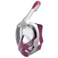 Seac Magica S/M Full Face Snorkel Mask - panoramic view - Pełnotwarzowa maska Seac Magica S/M - różowa - magica-white-pink.jpg
