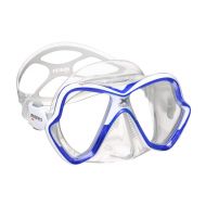 Mares X-Vision Diving Mask – Wide Field of Vision - Maska nurkowa Mares X-Vision przezroczysto - niebieska - maska-nurkowa-mares-x-vision-clear-silikon-front-niebieski.jpg