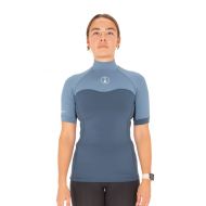 Fourth Element Women's Short Sleeve Hydro-T Ocean Blue/Deep Blue - Fourth Element Rashguard Hydro-T Short Sleeve damski - rashguard-damski-fourth-element-hydro-t.jpg