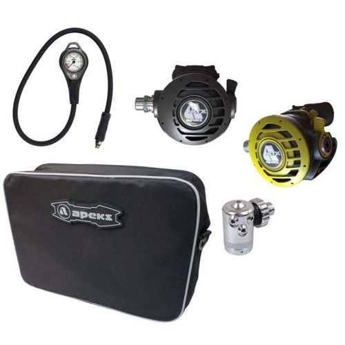 Apeks Regulator Set ATX40 + DS4 + Octopus ATX40 + Gauge + Bag ()