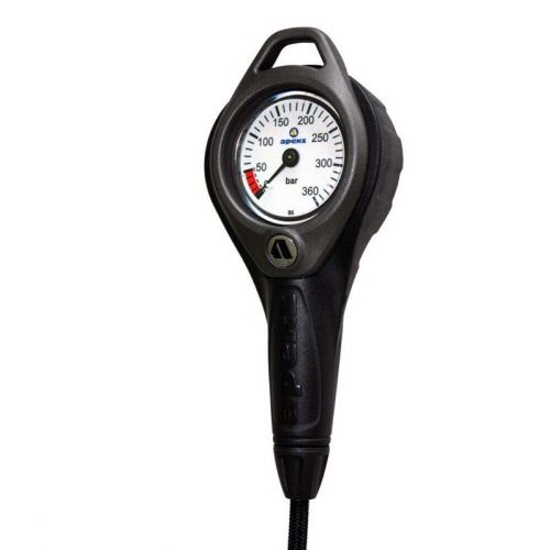 Apeks Pressure Gauge with HP Hose 360 bar ()