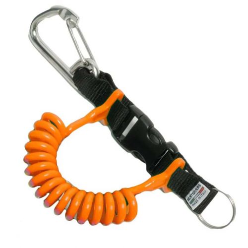 Best Divers Retractor Color Strong – Diving Retractor with a Large Stainless-steel Rock Carabiner ()
