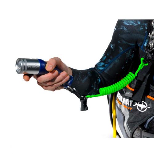 Best Divers Retractor Color Strong – Diving Retractor with a Large Stainless-steel Rock Carabiner ()