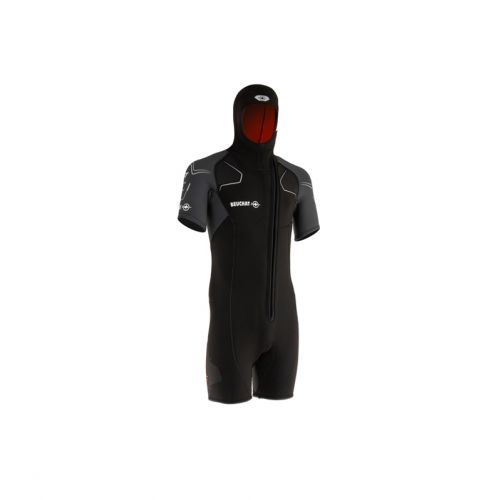 Beuchat Focea Comfort 5 mm FC7 Shorty – Men’s Short Diving Wetsuit with Hood ()