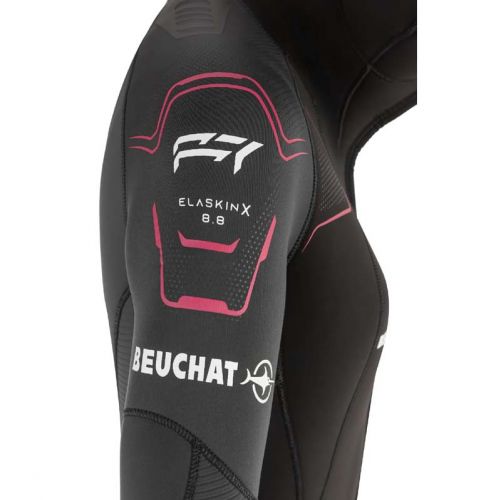Beuchat Focea Comfort 7 Women Hooded Front-Zip Wetsuit ()