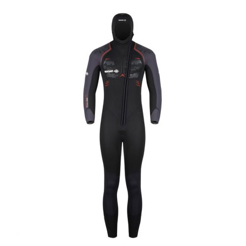 Beuchat Optima 2 7 mm – Men’s Hooded Wetsuit for Cold Water Diving ()