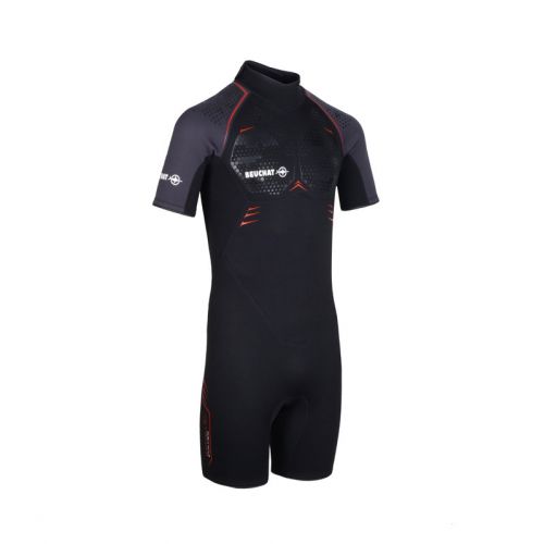Beuchat Optima 2 Shorty 3 mm – Men’s Warm Water Wetsuit ()