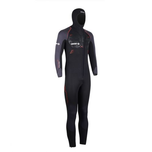 Beuchat Optima 2 7 mm – Men’s Hooded Wetsuit for Cold Water Diving ()