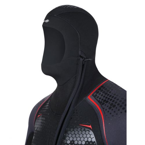 Beuchat Optima 2 7 mm – Men’s Hooded Wetsuit for Cold Water Diving ()