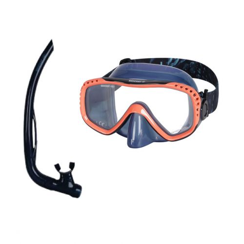 Beuchat Atoll Set – Mask with Fabric Strap & Purge Snorkel ()