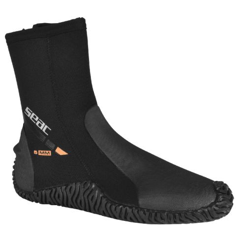 Seac Basic HD 5mm Diving Boots with Zipper ()