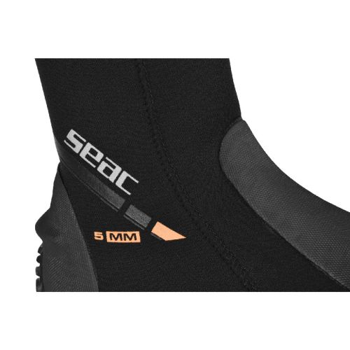Seac Basic HD 5mm Diving Boots with Zipper ()