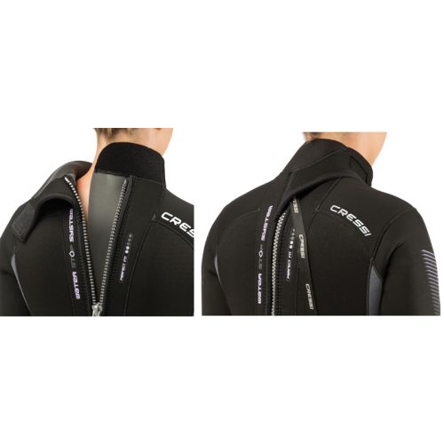 Women’s Diving Wetsuit Cressi Fast 7 mm – Neoprene Wetsuit for Cold Waters ()