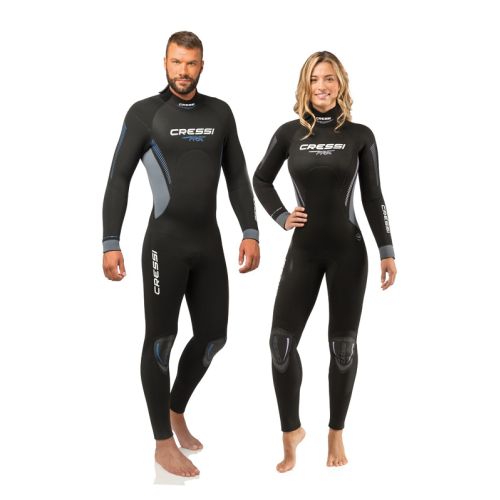 Women’s Diving Wetsuit Cressi Fast 7 mm – Neoprene Wetsuit for Cold Waters ()