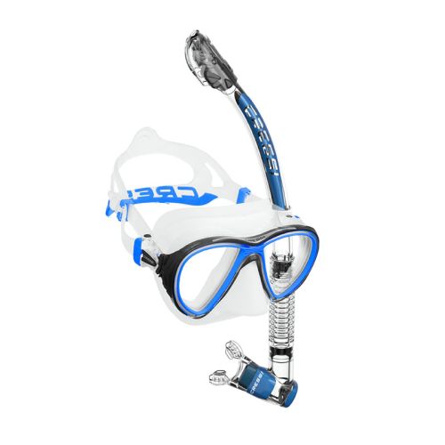 Cressi Quantum Mask + Itaca Snorkel – advanced snorkeling and diving set ()