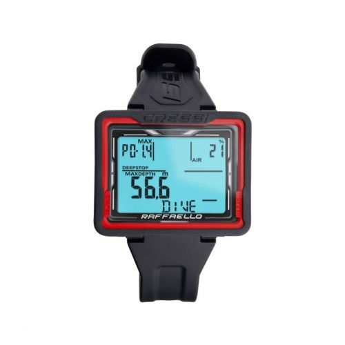 Cressi Raffaello Dive Computer – Large Screen, Nitrox, BT ()
