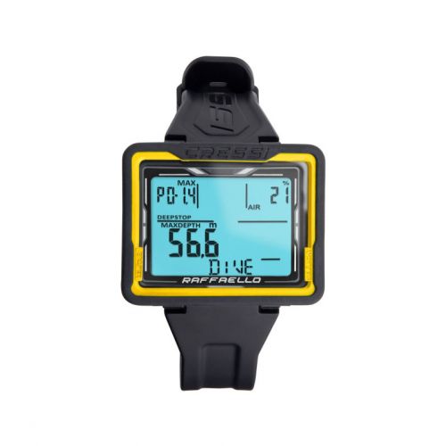 Cressi Raffaello Dive Computer – Large Screen, Nitrox, BT ()