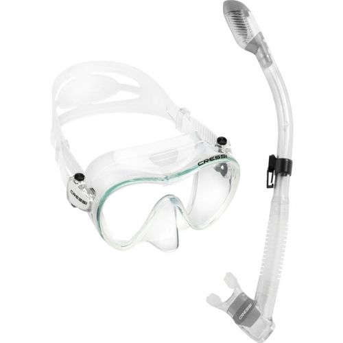 Cressi F1 Mask + Supernova Dry Snorkel Set – Premium Compact Diving & Snorkeling Gear ()