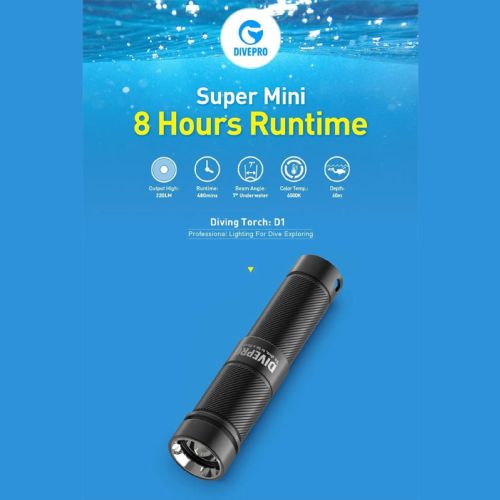 Divepro D1 LED 220 lumens ()