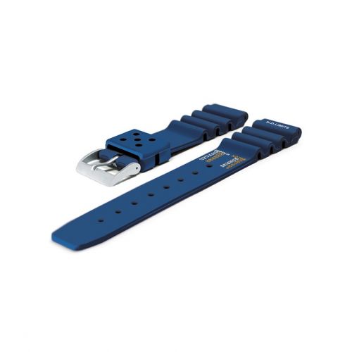 Chris Benz rubber strap DEEP 500 M Automatic blue ()