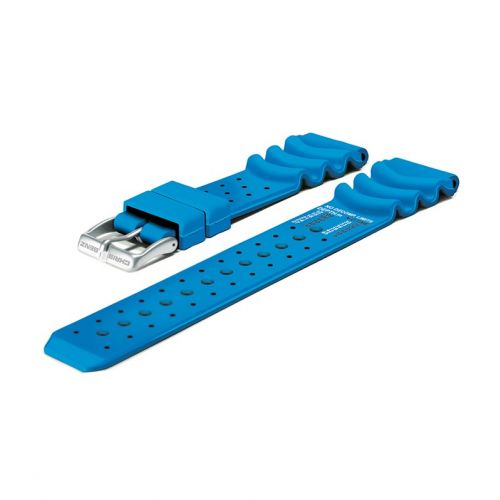 Chris Benz rubber strap Depthmeter Chronograph 300 M blue ()