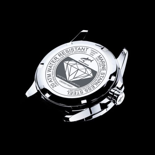 Chris Benz Diamond Diver Pink Pearl Harbour CB-DD200-R-LBR ()