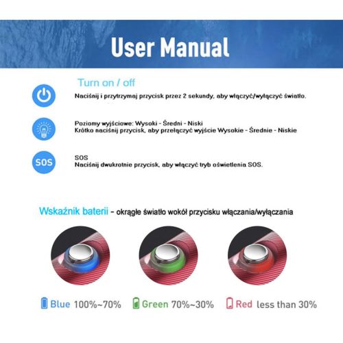 Divepro S10 torch 1000 lumens - with battery and charger ()