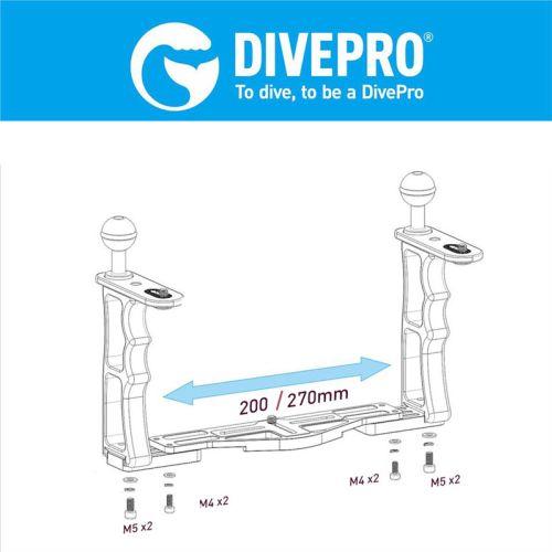 Divepro Z10 Dual Handheld Camera Tray ()