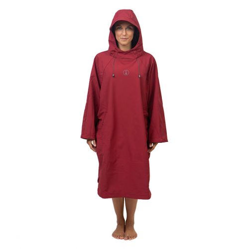 Fourth Element Storm Poncho burgundy ()