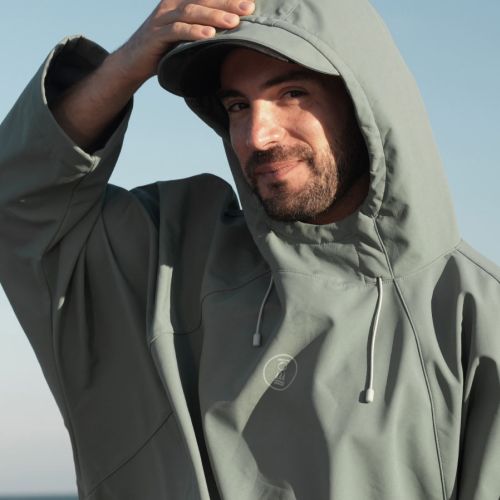 Fourth Element Storm Poncho sea moss ()