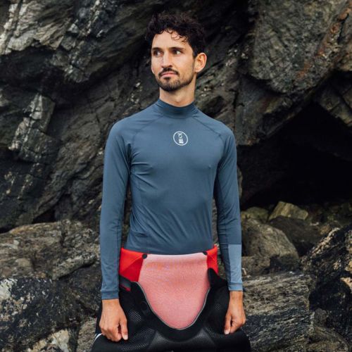Fourth Element Men's Long Sleeve Hydro-T Ocean Blue/Deep Blue ()