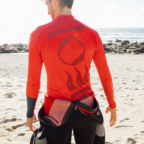 Fourth Element Men's Long Sleeve Hydro-T Lava/Deep blue ()