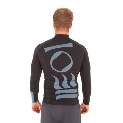 Fourth Element Men's Long Sleeve Hydro-T Black/Ocean blue ()