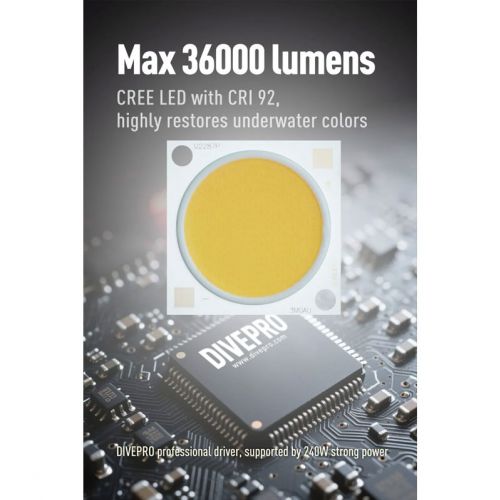 Divepro G36-V2 Light 36000 lumens ()
