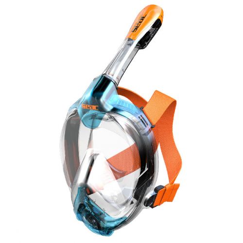 Seac Libera XS/S Full Face Snorkel Mask - Kids 8+ Snorkel ()