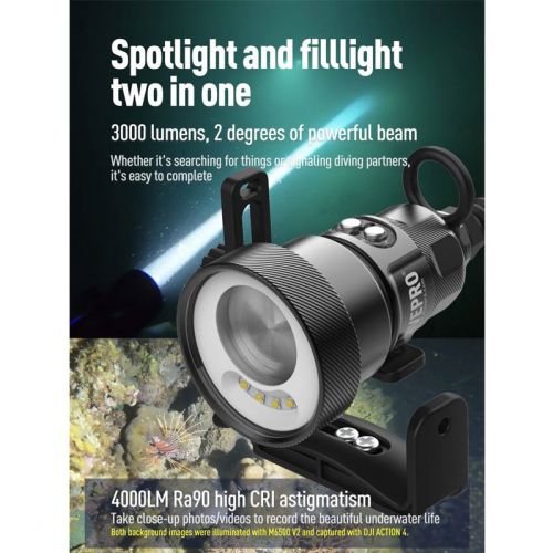 Divepro M6500S-V2 light 7000 lumens, sidemount ()