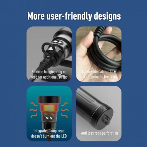 Divepro M6500S-V2 light 7000 lumens, sidemount ()