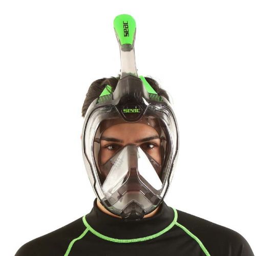 Seac Magica L/XL Full Face Snorkel Mask - panoramic view ()