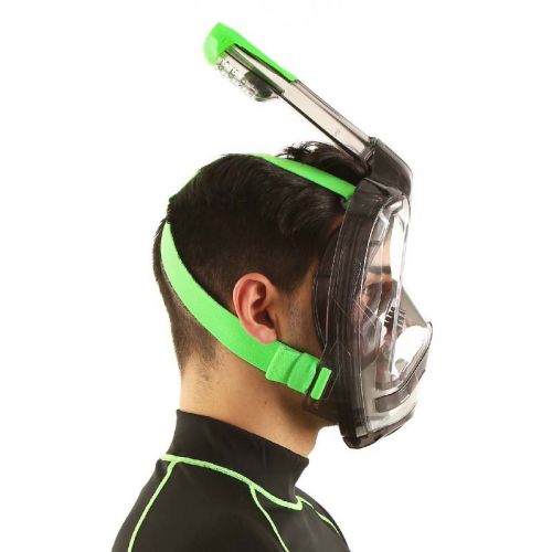 Seac Magica L/XL Full Face Snorkel Mask - panoramic view ()