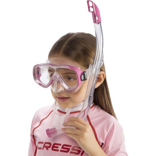 Cressi Ondina VIP Junior + Cressi Top – Kids Snorkeling Set (Mask + Snorkel) ()
