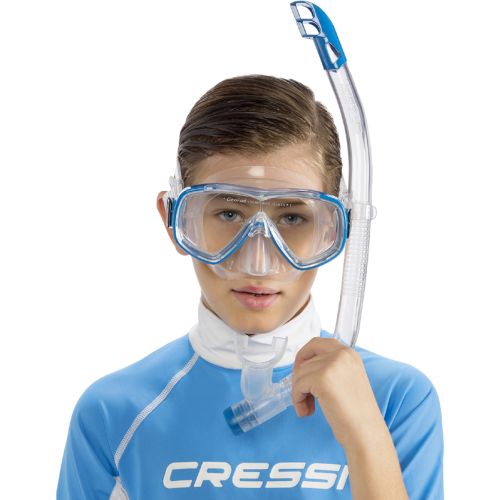 Cressi Ondina VIP Junior + Cressi Top – Kids Snorkeling Set (Mask + Snorkel) ()