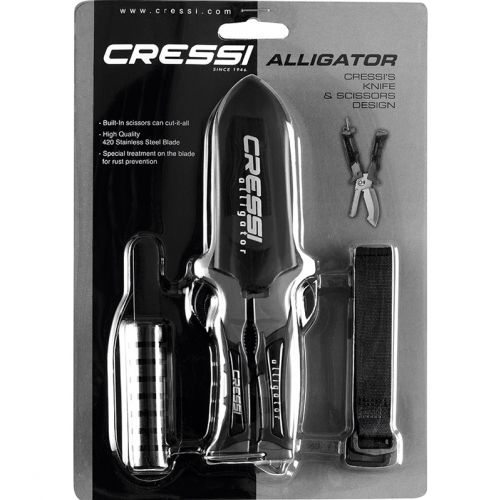 Cressi Alligator Scissor Dive Knife ()