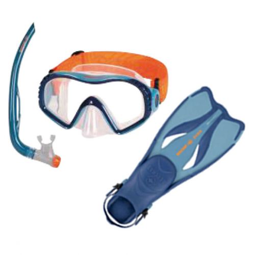 Beuchat Oceo 2 – Complete Snorkeling Set (Mask, Snorkel & Fins) ()